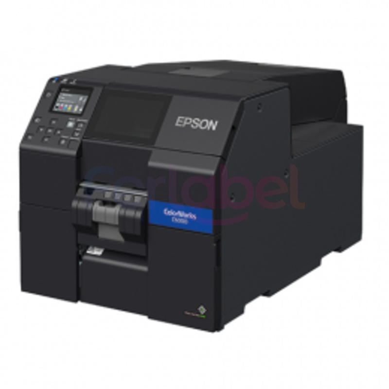 stampante per etichette a colori epson c6000, peeler, usb, lan