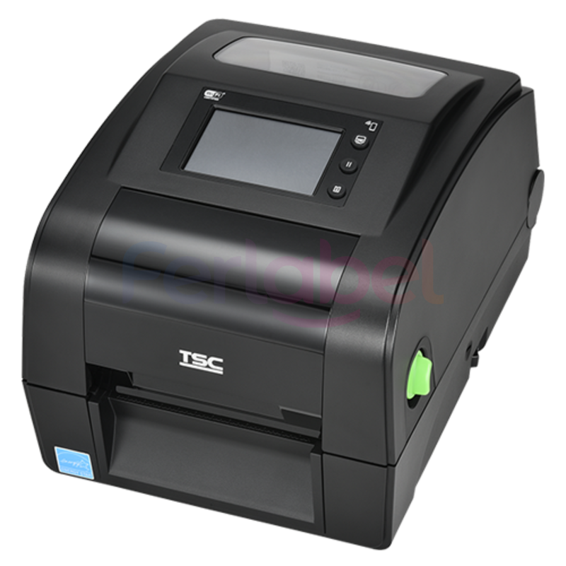 stampante tsc th340, trasferimento termico, 300dpi, display, usb, rs232, lan