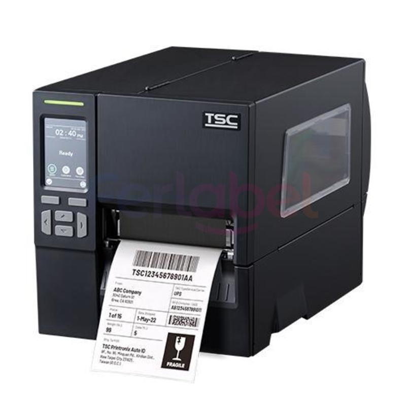 stampante tsc mb341t, trasferimento termico, 300dpi, rtc, display, usb, usb host, rs232, ethernet, kit usb