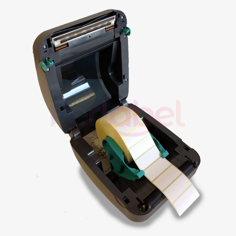 stampante zebra gk420d termico diretto 203dpi usb/lan con peeler