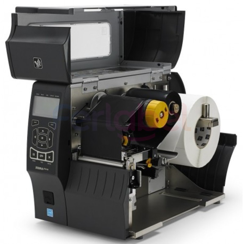 stampante zebra zt420 trasferimento termico 203dpi usb/usb host/rs232/lan/bluetooth con cutter