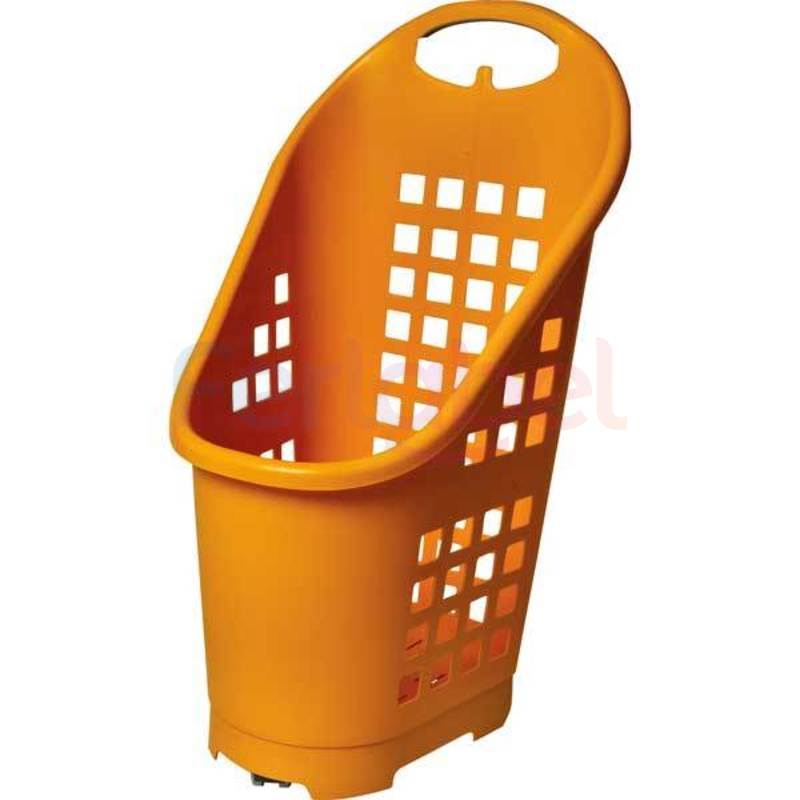 cestone spesa trolley trono 64 litri giallo (conf 20 pezzi)