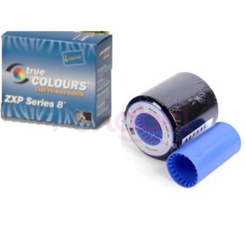 ribbon card zebra zxp8 nero mono capacita' 2500 card