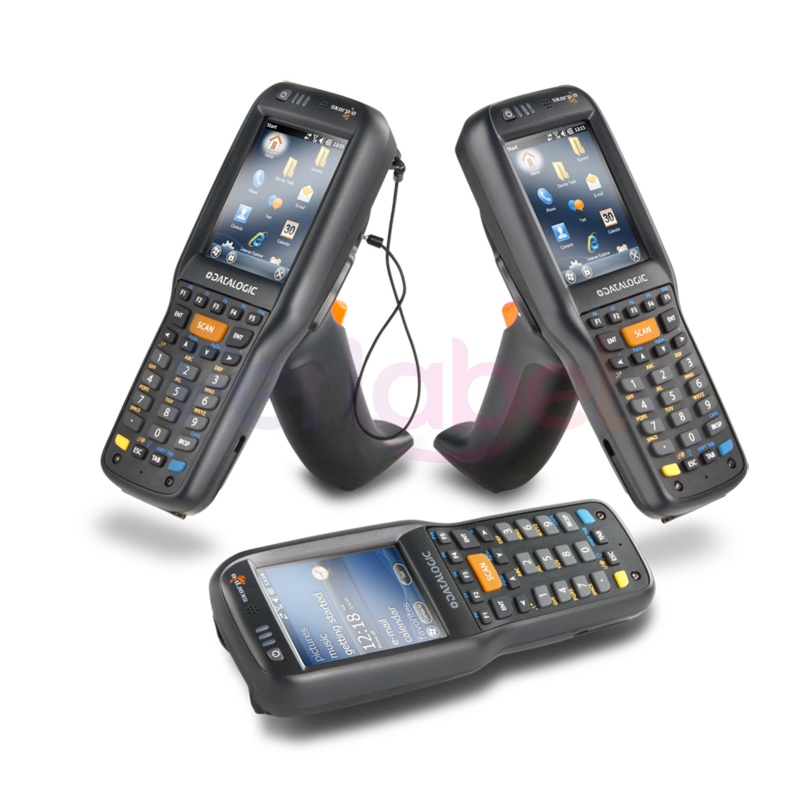 terminale barcode datalogic skorpio x3 laser 28 tasti, pistol grip, wi-fi, bluetooth, touch screen 3,2\", greenspot, windows ce 6.0 