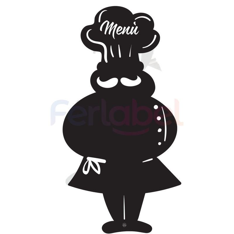 lavagna horeca da esterno chef menu 73x140h