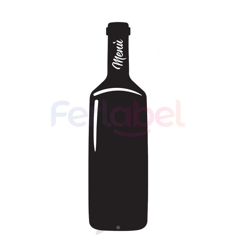 lavagna horeca da esterno bottiglia menu 40x140h