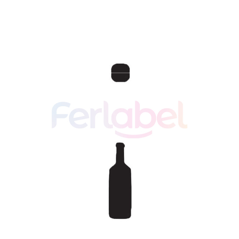 lavagna horeca bottiglia 6x20h completa di base 5x5