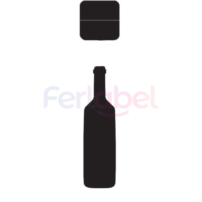 lavagna horeca bottiglia 8x30h completa di base 10x10