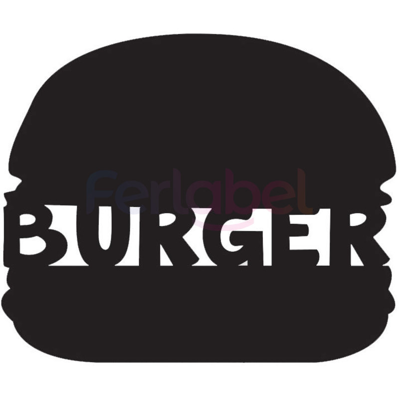 lavagna horeca burger 60x50h 