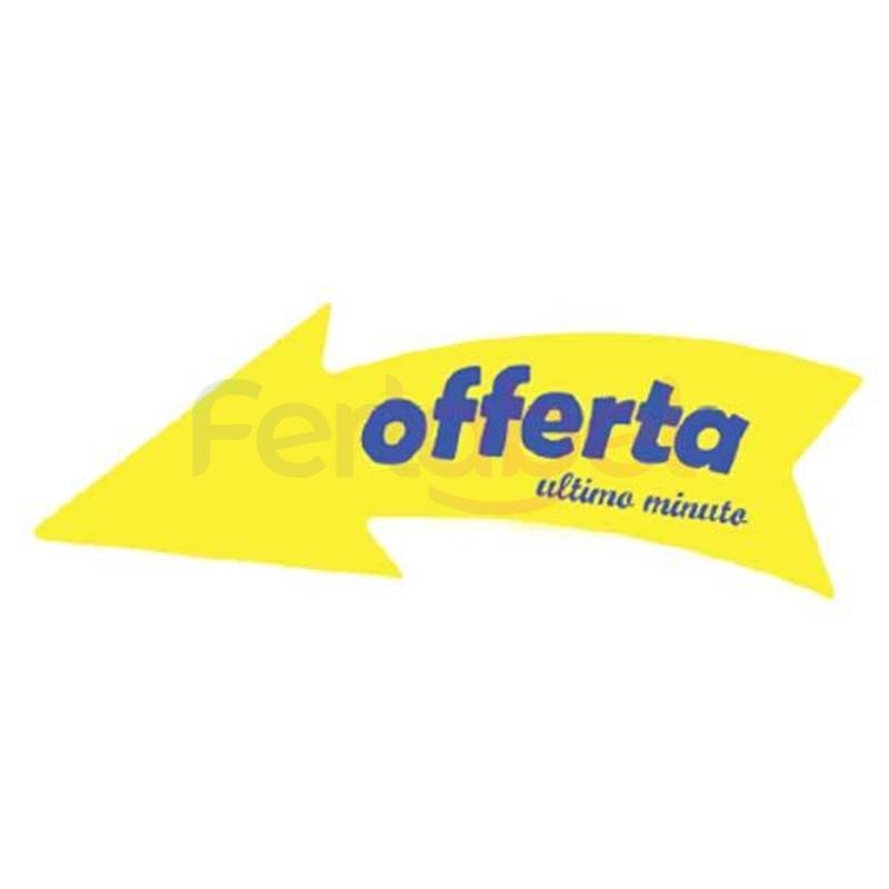 freccia promozionale con scritta offerta ultimo minuto (conf 5 pz)
