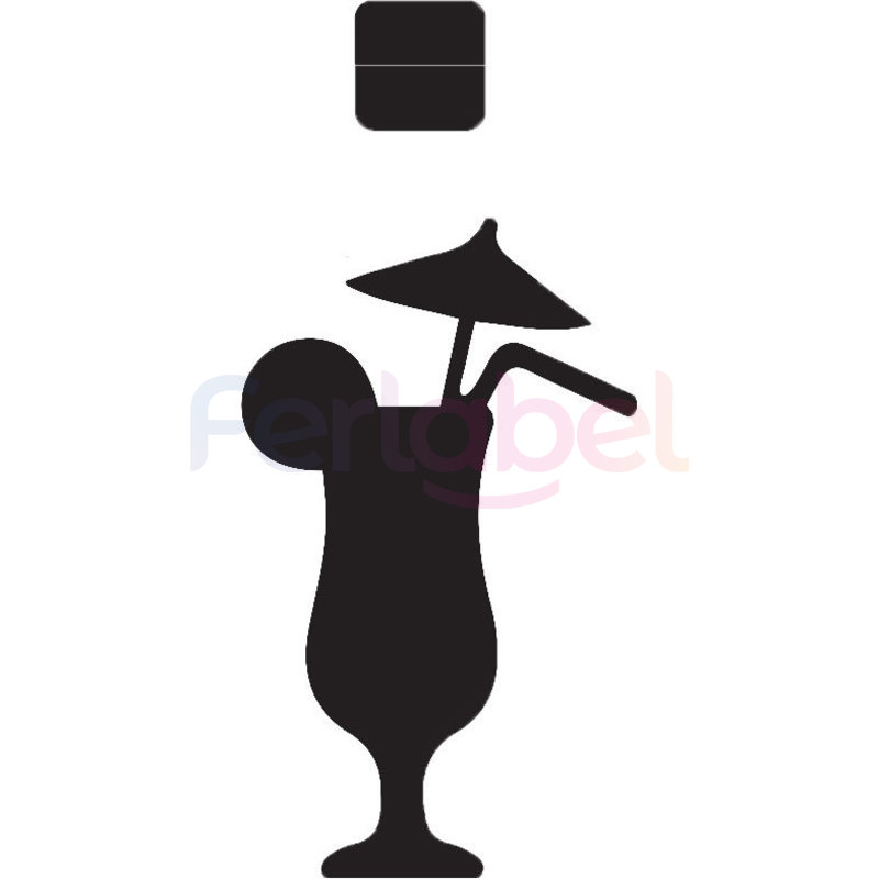 lavagna horeca cocktail 30x50h completa di base 10x10