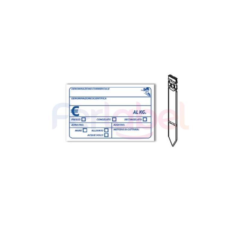 lavagna pescheria tracciabilita' + asta ghiaccio (25 pz)