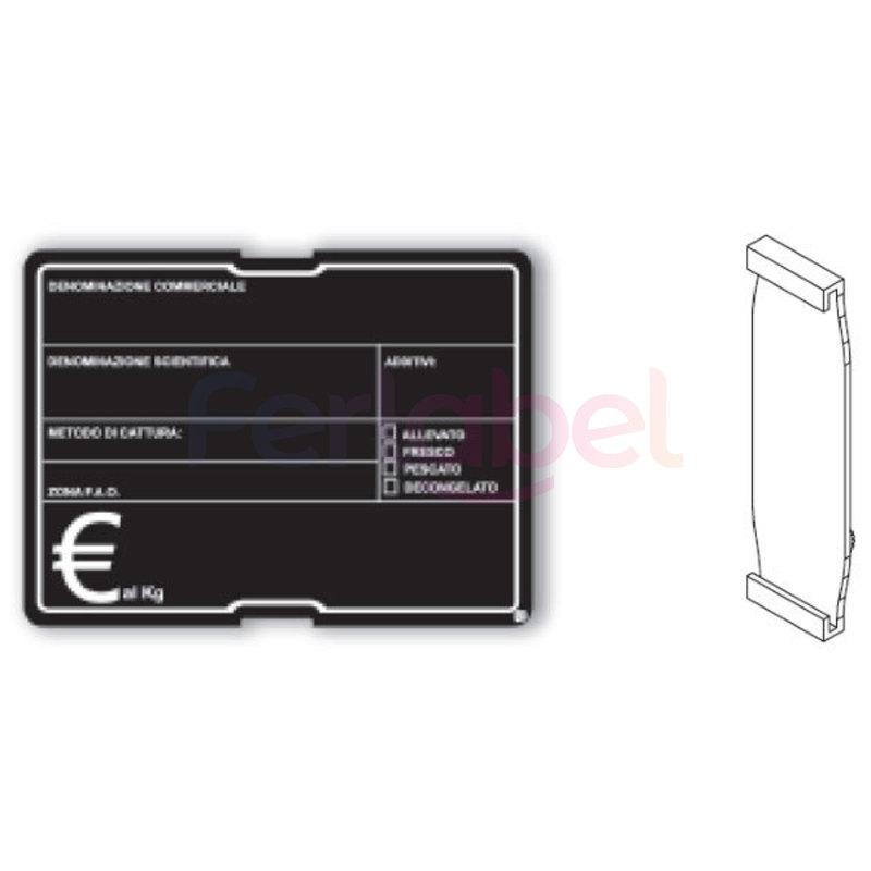 lavagna pescheria ppl tracciabilita' (conf 25 pz)