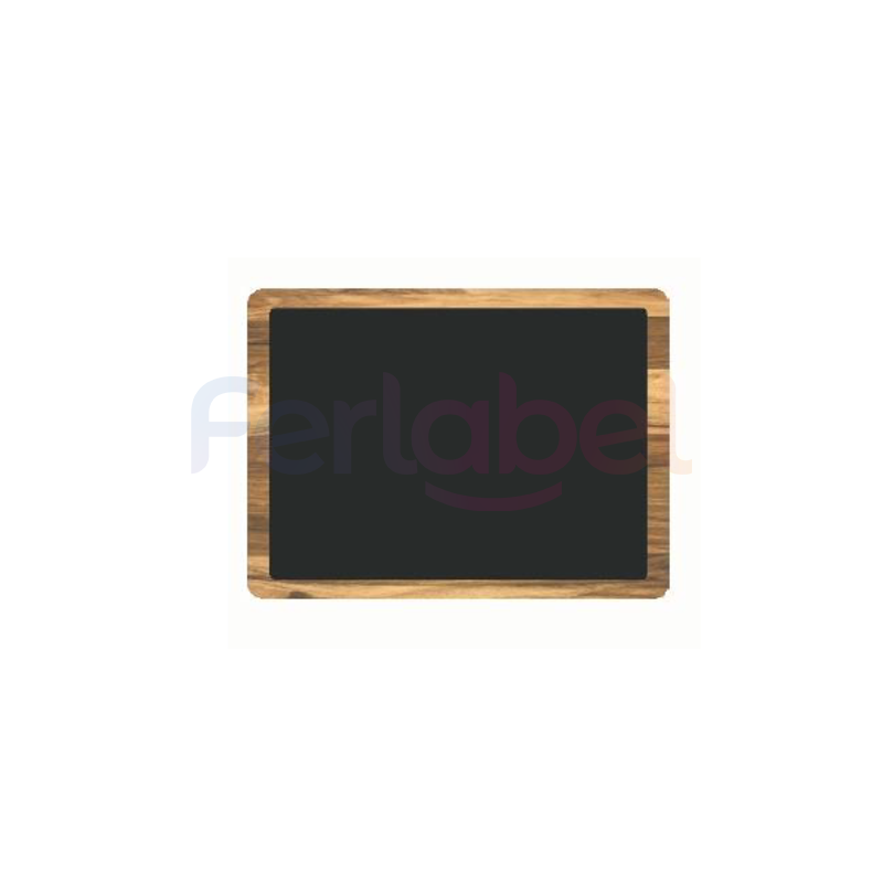 segnaprezzo cancellabile bordo legno10x7 cm (25 pz)