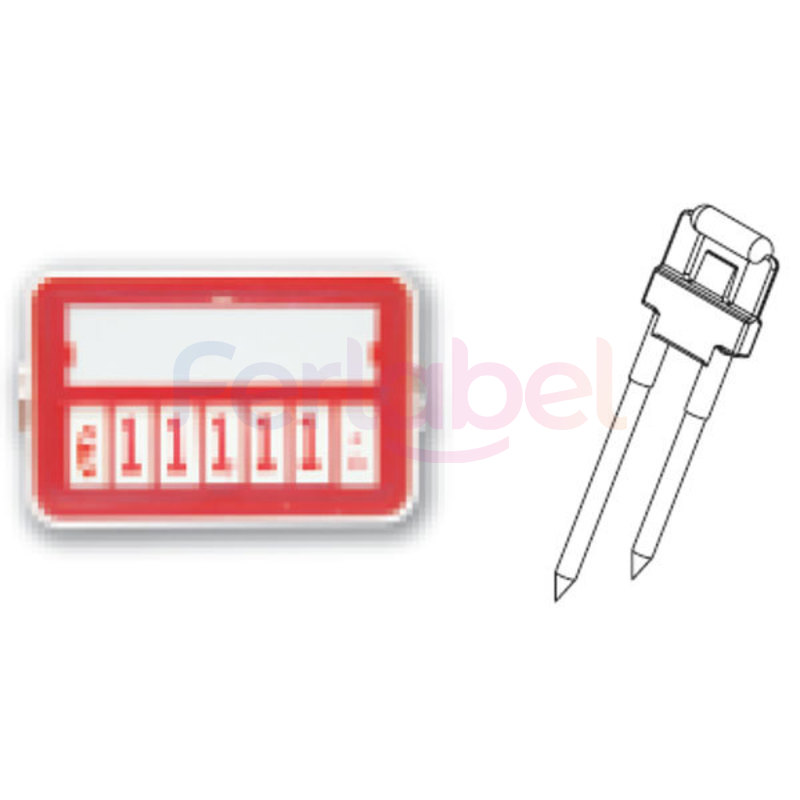 segnaprezzo eti saby + ago (conf 25 pz)