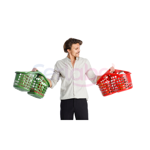 cesto-spesa-duo-arancione-25-litri-conf-5-pezzi