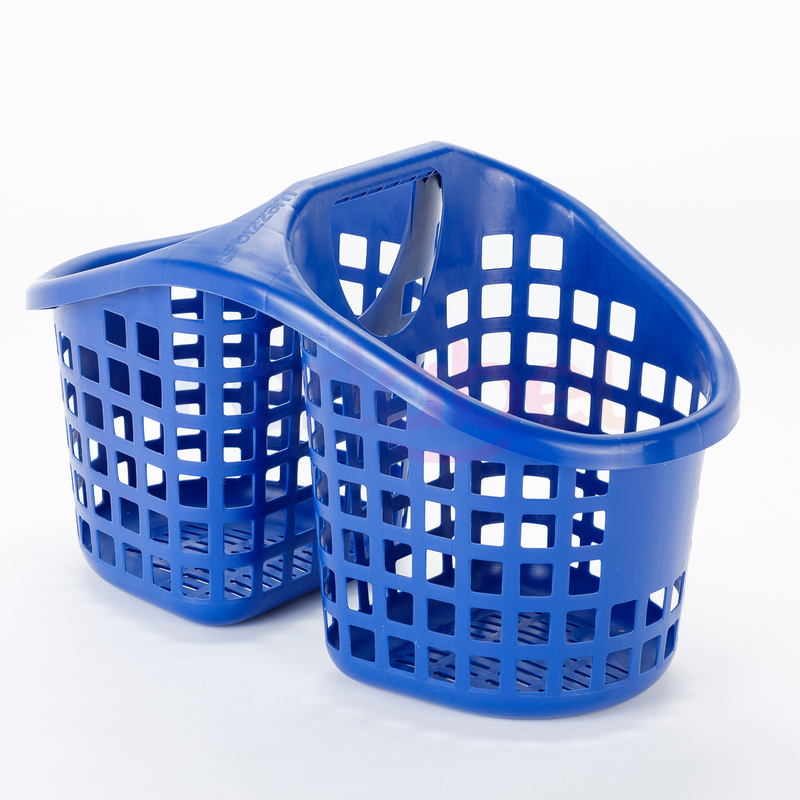 cesto spesa duo blu 25 litri (conf 5 pezzi)