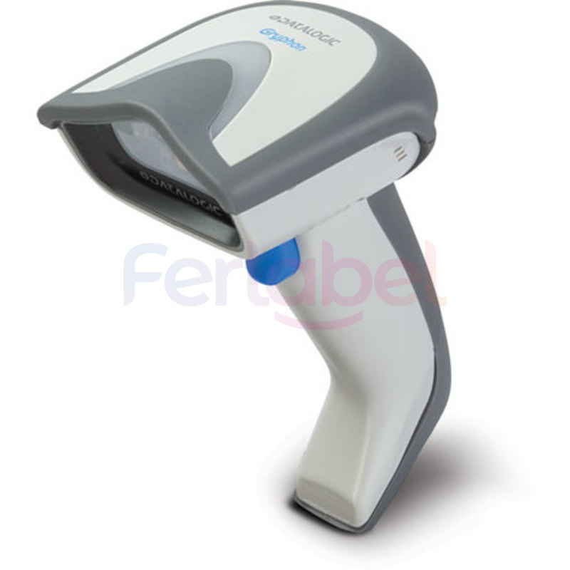 lettore datalogic gryphon gm4100 linear imager bianco, 433mhz, multi interfaccia, solo lettore (cavo escluso)