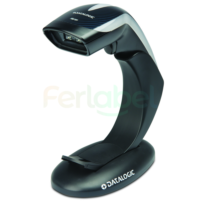 datalogic lettore heron hd3430 area imager nero con stand, solo lettore (cavo escluso)