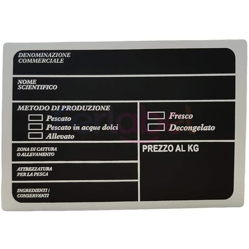 kit lavagna pescheria 140x100 + spillo 2 punte (conf 50 pz)