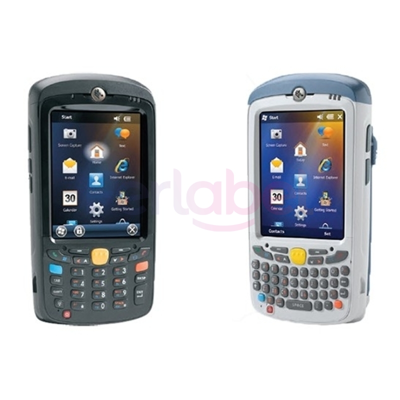 kit terminale barcode zebra mc55a0 laser, usb, bluetooth, wi-fi, tastiera qwerty, win mobile 6.5 + batteria 2400 mah\n