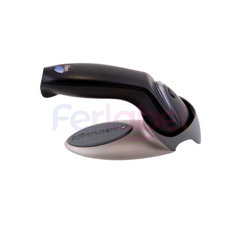 lettore metrologic laser eclipse nero cavo usb + stand da tavolo 