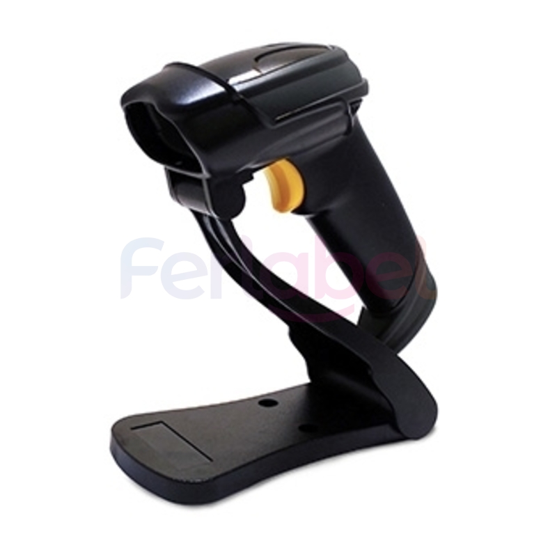 kit lettore unitech ms339 area imager 2d nero, interfaccia usb + cavo usb + stand