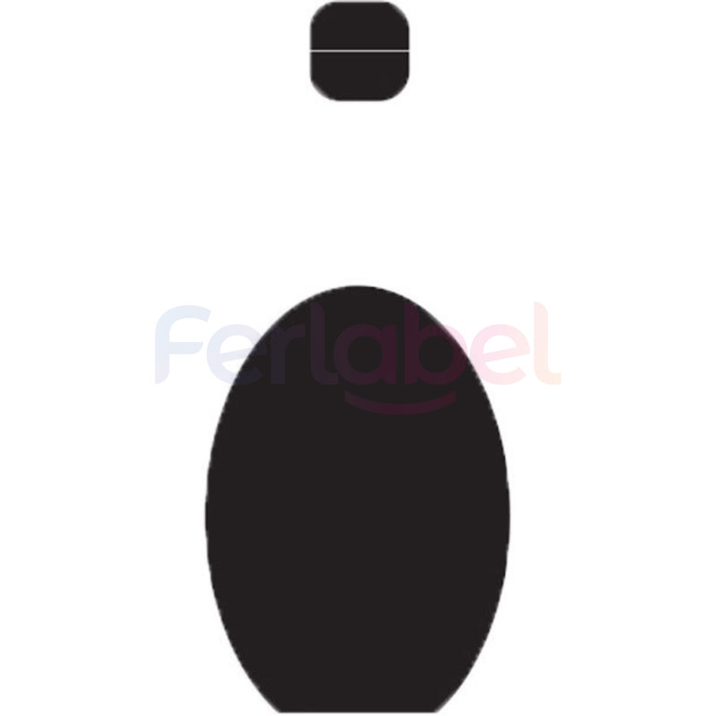 lavagna horeca ovale 15x21h completa di base 5x5