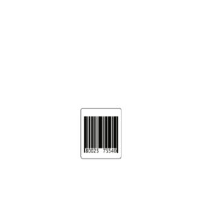 Etichetta Antitaccheggio Checkpoint 5x5 Economy RF - Pre-stampate Finto Barcode, Disattivabili