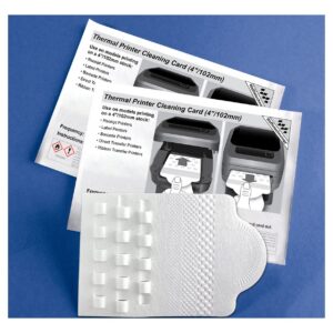 Card di pulizia TSC da 4 pollici (102 mm), confezione da 15 (36-0000011-00LF)