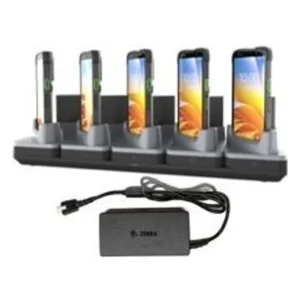 Zebra charging station, 5 slots