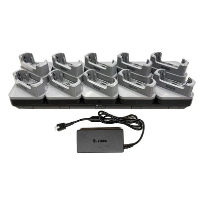 Zebra charging station, 10 slots