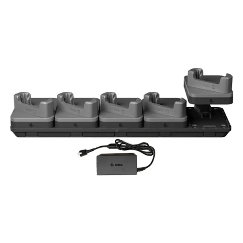 Zebra charging station, 5 slots