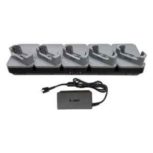 Zebra charging-/communication station, 5 slots, ethernet