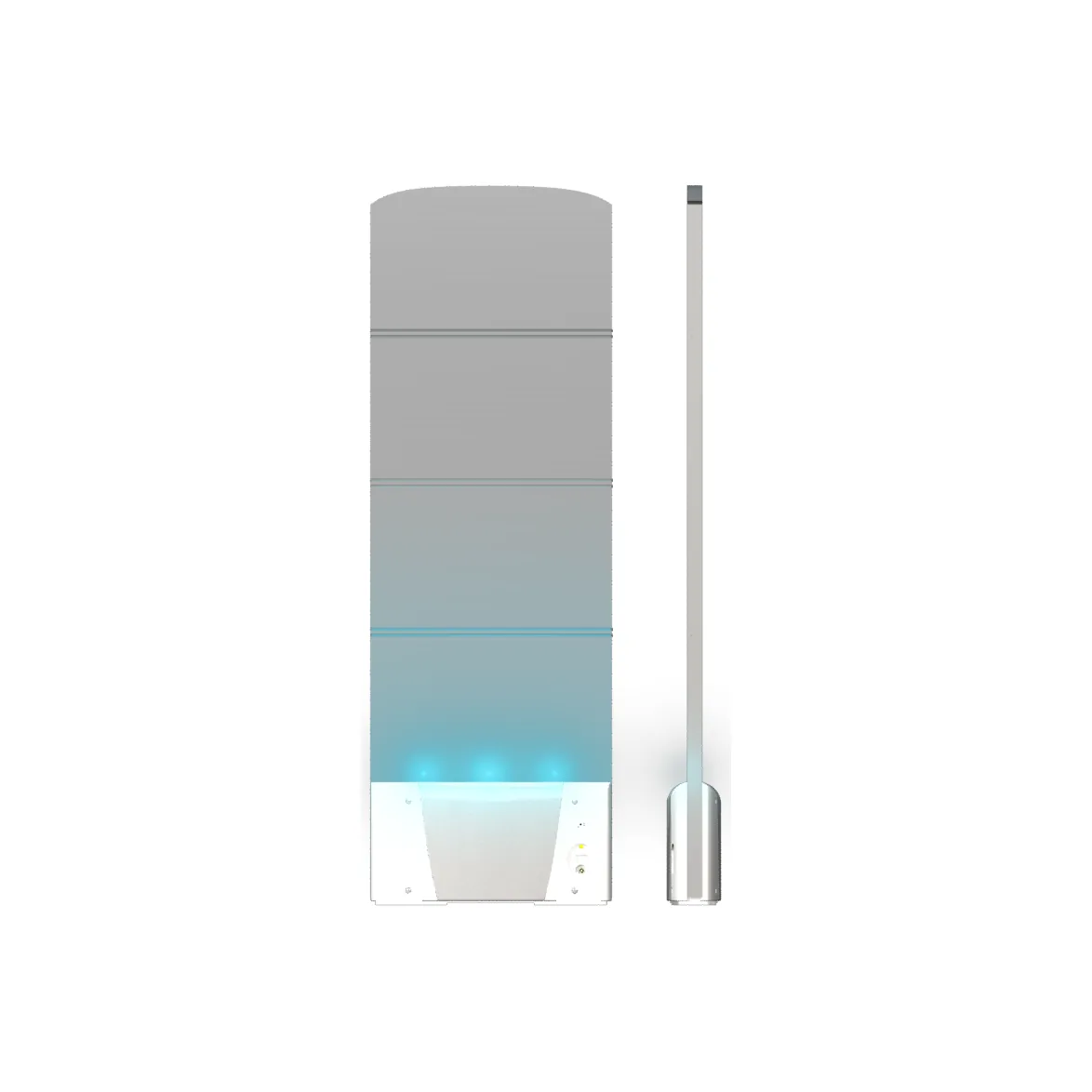Antenna Antitaccheggio Checkpoint EVOLVE G10 – Varco RF in Plexiglass con LED Rossi, Blu o Verdi - foto 2