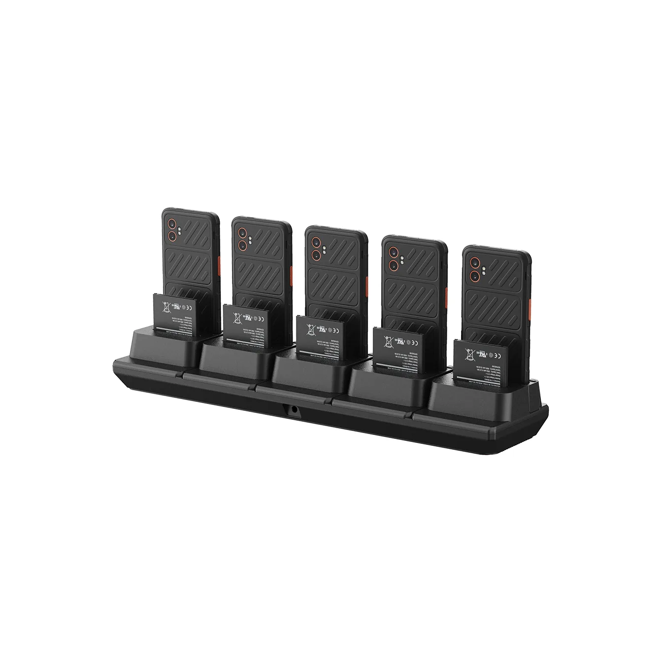 Base di ricarica 5 posti Koamtac per Galaxy XCover7 Pro con 5 batterie di scorta, EU (898225) - vista prodotto