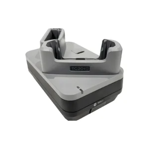 Base di Ricarica e Comunicazione Ethernet/USB Zebra 1 Posto e 1 Batteria per TC201 con Custodia Rinforzata (CRD-TCVTB-1D1BE) - vista prodotto