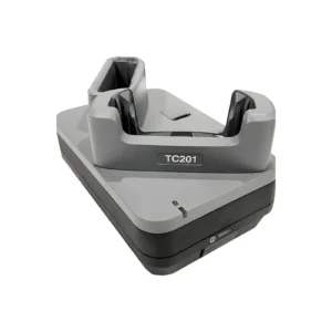 Base di Ricarica e Comunicazione Ethernet/USB Zebra 1 Posto e 1 Batteria per TC201 senza Custodia Rinforzata (CRD-TCVT-1D1BE) - vista prodotto