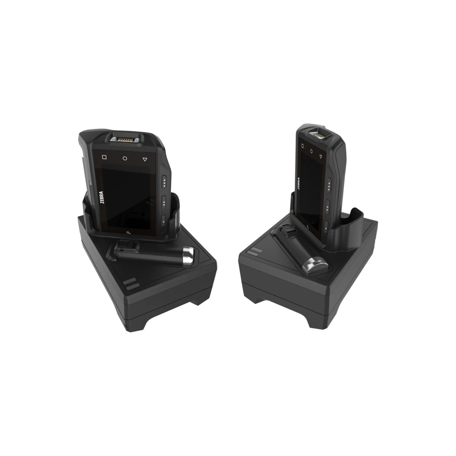 Base di ricarica e comunicazione USB a un posto con alloggiamento per batteria di scorta Zebra per WT6000 e WT6300 (CRD-NGWT-1S1BU-01)