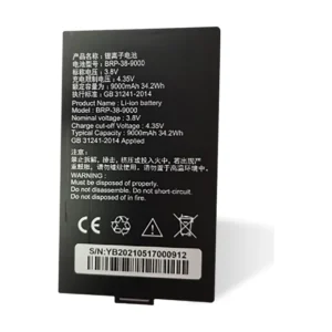 Batteria Newland 3,8 V 9000 mAh per tablet NQuire 10 Trygon (SD-BTY-SD100 (BRP-38-9000)) - vista fronte etichetta
