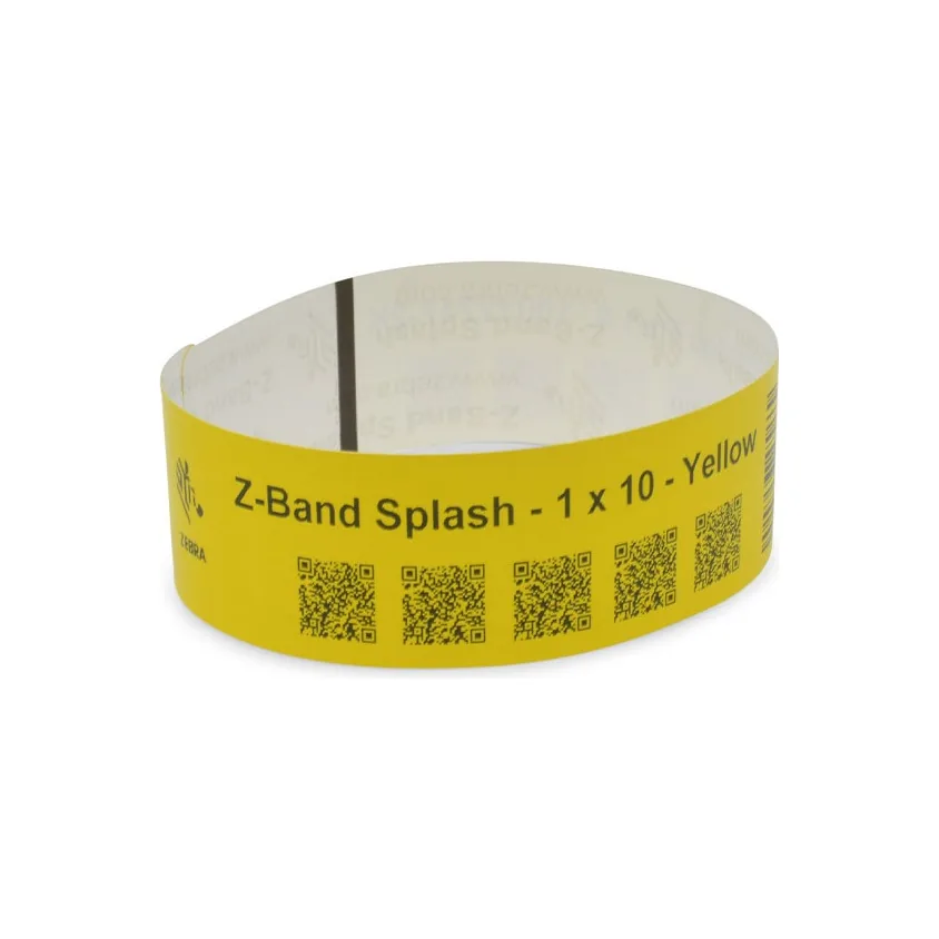 Braccialetti Impermeabili per Parchi Acquatici Zebra Z-Band Splash 10012717-2K - vista prospettiva