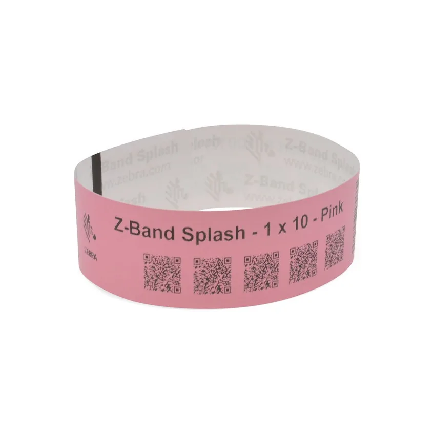 Braccialetti Impermeabili per Parchi Acquatici Zebra Z-Band Splash 10012717-5K - vista prospettiva