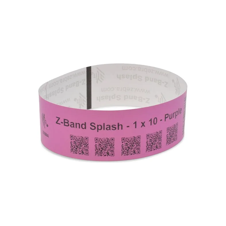 Braccialetti Impermeabili per Parchi Acquatici Zebra Z-Band Splash 10012717-7K - vista prospettiva