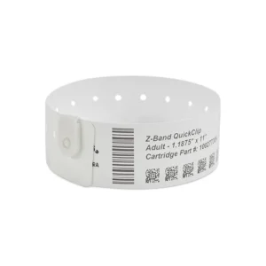 Braccialetti Ospedalieri a Clip Zebra Z-Band QuickClip 10027730K - vista prospettiva