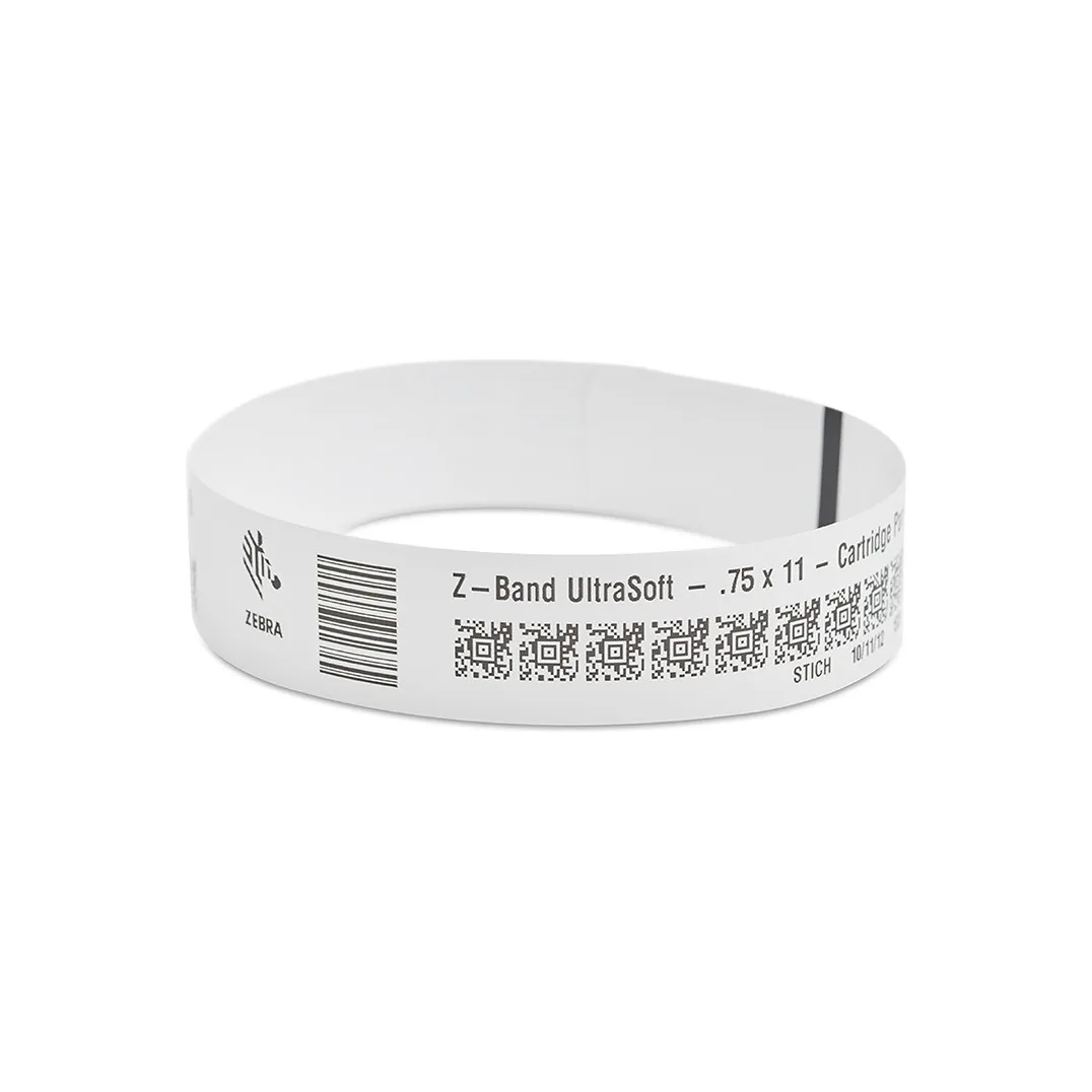 Braccialetti Ospedalieri Morbidi Zebra Z-Band UltraSoft 10015356K - vista prospettiva