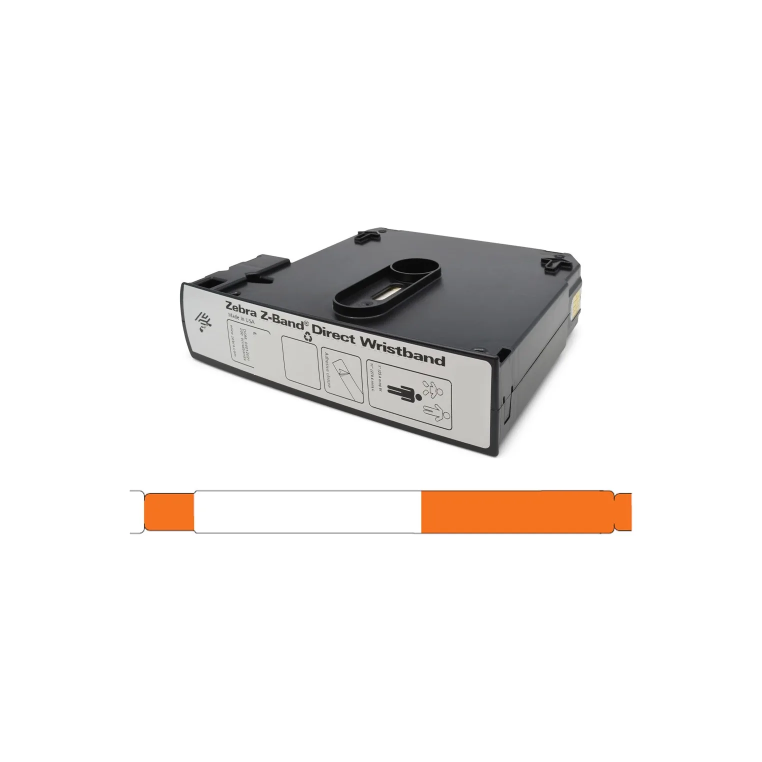 Braccialetti Ospedalieri Zebra Z-Band Direct 10006995-6K - vista prospettiva