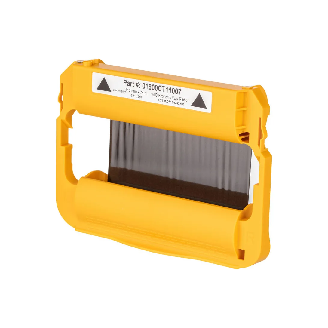 Cartuccia di nastro Zebra 110 mm x 74 m per stampante ZD421c