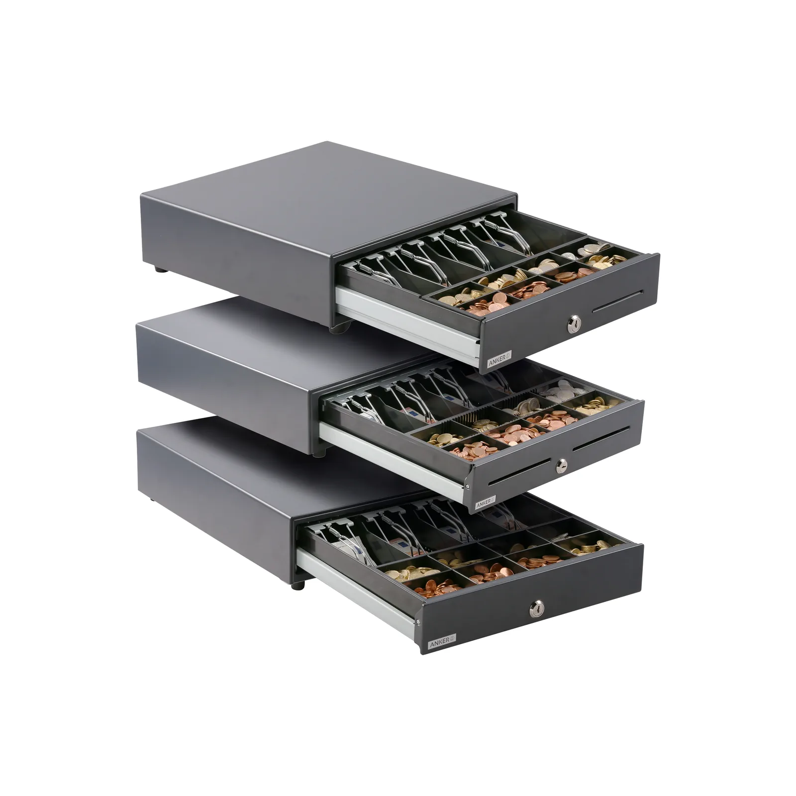 Cassetto per registratore di cassa Anker MDZ - vista fronte