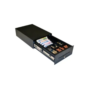 Cassetto per registratore di cassa APG Nano - vista aperto