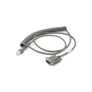 Cavo RS-232 a spirale 2,7 m, casse Nixdorf Beetle, 5 V, Zebra per LI2208, LI4278, DS4608 e DS7708 (CBA-R09-C09ZAR) - vista prodotto
